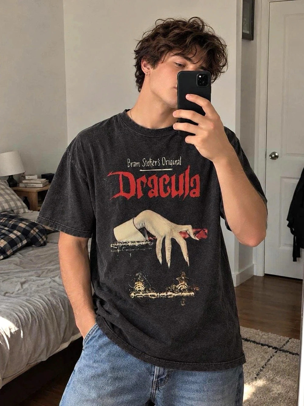 Dracula graphic tee Graphic Short Sleeve Tee in Black NWT
